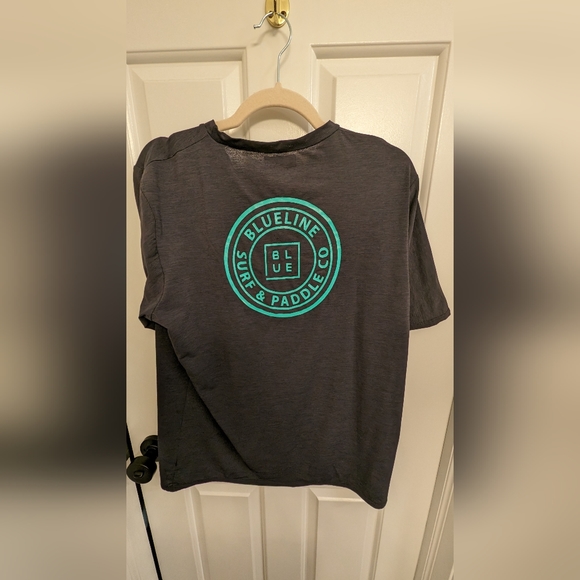 Unisex soft rash guard /Tshirt Blue Line Surf and Paddle Co - Picture 3 of 3